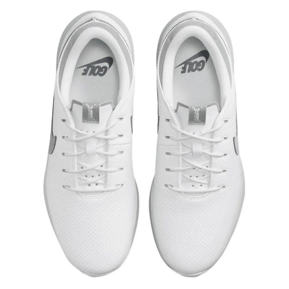 Nike Air Zoom Victory Tour 3 Leather Golf Shoes White DV6798-100 Men's 12.5 - Picture 4 of 6